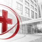 How to Say Hwanggi in Korean Stylized red medical cross combined with a Korean traditional pattern element, symbolizing the need...