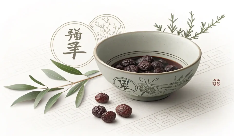 Understanding the Hanbang Diet in Korean A bowl of traditional Korean herbal medicine (Hanyak) with dried herbs and an acupuncture needle, sy...