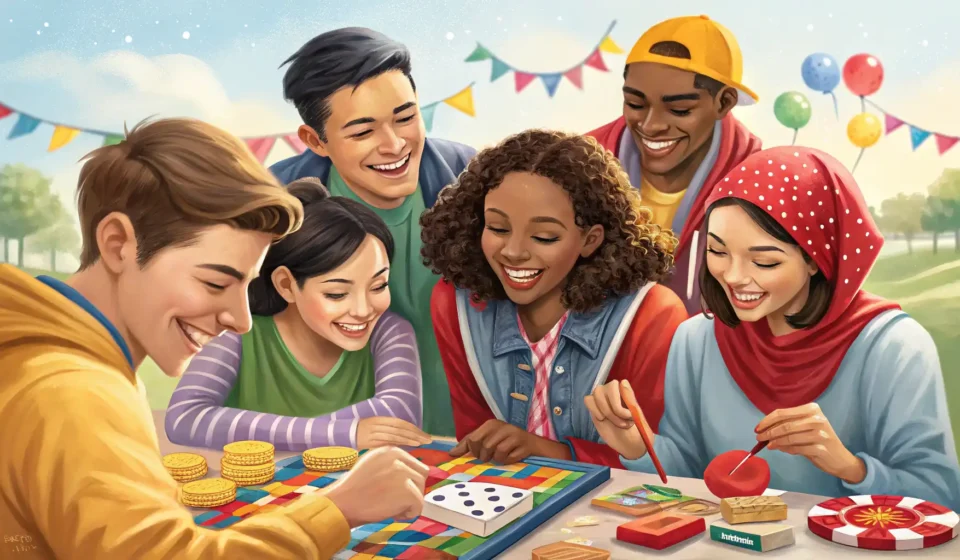 How to Join a Club or Group in Korean Illustration depicting a diverse group of cheerful young adults participating together in a hobby cl...