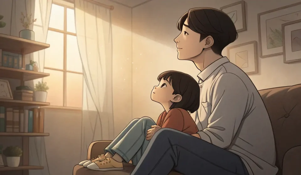 Negotiating Playdate Times with Your Child in Korean Illustration of a Korean parent and child looking together at a weekend calendar, symbolizing planni...