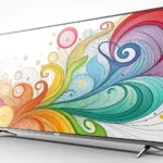 How to Say Myofascial Release in Korean Illustration of a television displaying colorful abstract imagery, representing diverse Korean TV sh...