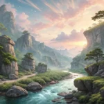 Scenic view of a Korean rocky canyon hinting at a hidden spring, symbolizing learning how to ask for...