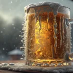A very frosty mug of beer with condensation, representing a customer's desire for colder beer in a K...