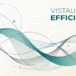 Abstract flowing lines in red, blue, and white symbolizing the efficiency concepts of Lean Managemen...