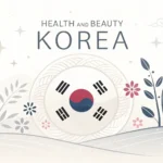 Illustration symbolizing health and beauty supplements like glutathione in Korea, showing glowing sk...